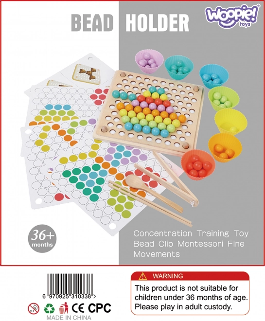 Farverige kugler mosaik Montessori Woopie