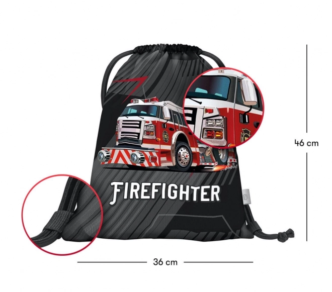 BAAGL Skoletaske Brandmænd