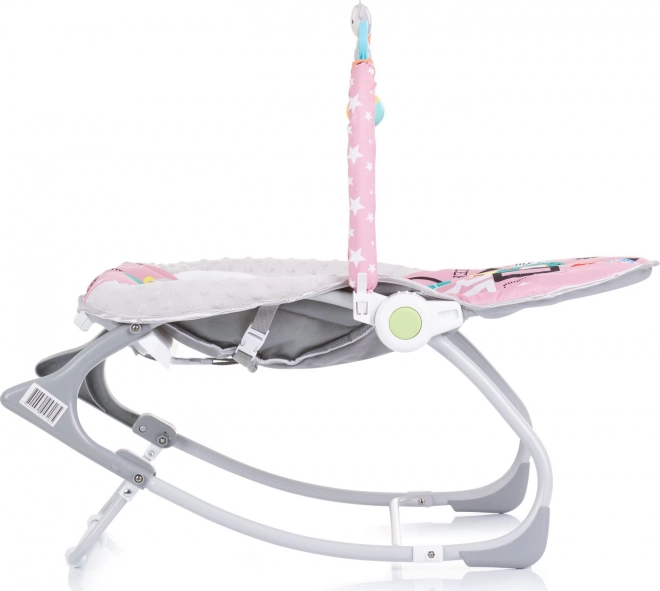 CHIPOLINO Babystol vibrerende 2i1 Baby Spa Pink