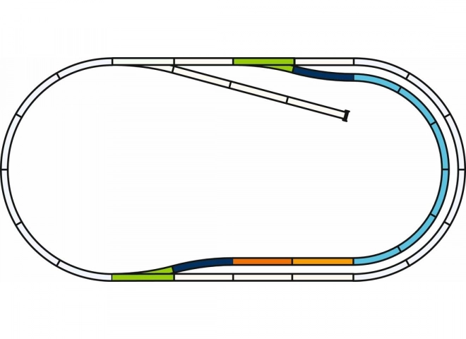 Piko Skinnesæt med underlag - Parallelsprveje
