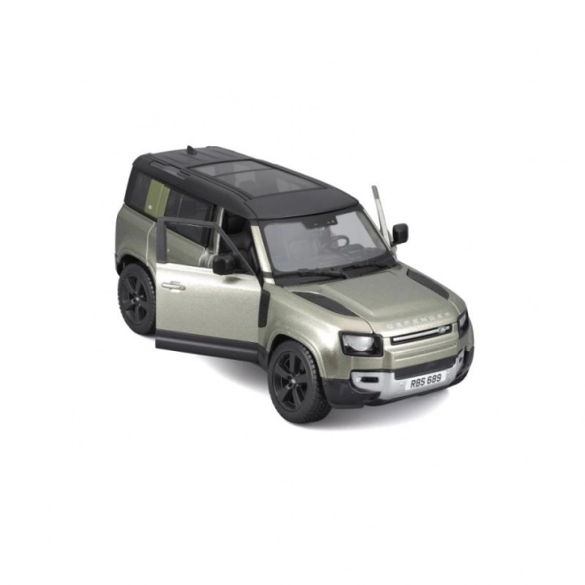 Metal modelbil Land Rover Defender 110 grøn