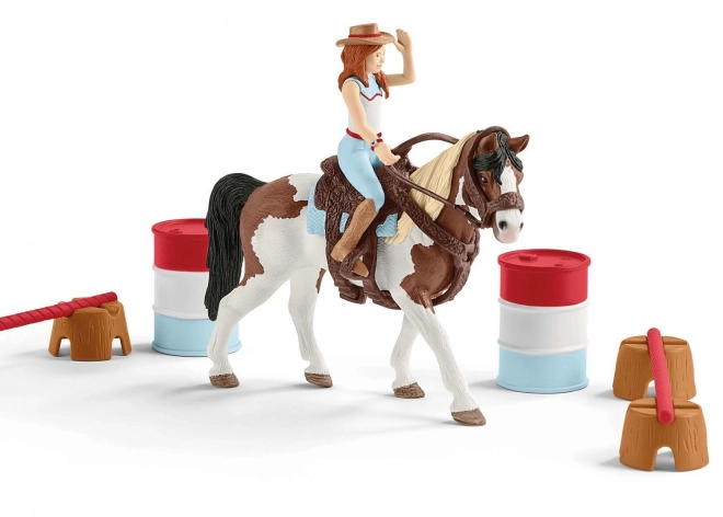 SCHLEICH Horse Club42441 Hannah og ridesæt til western