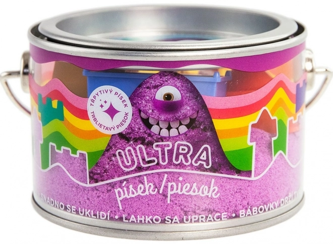 Ultra sand med glimmer 200g - lilla