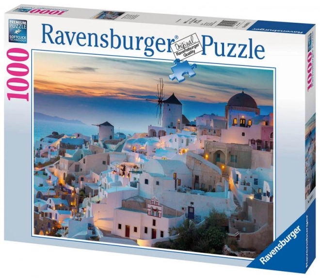 Puslespil Aften i Santorini 1000 stk Ravensburger