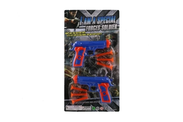 To pistoler med sugekopammunition - 15 cm