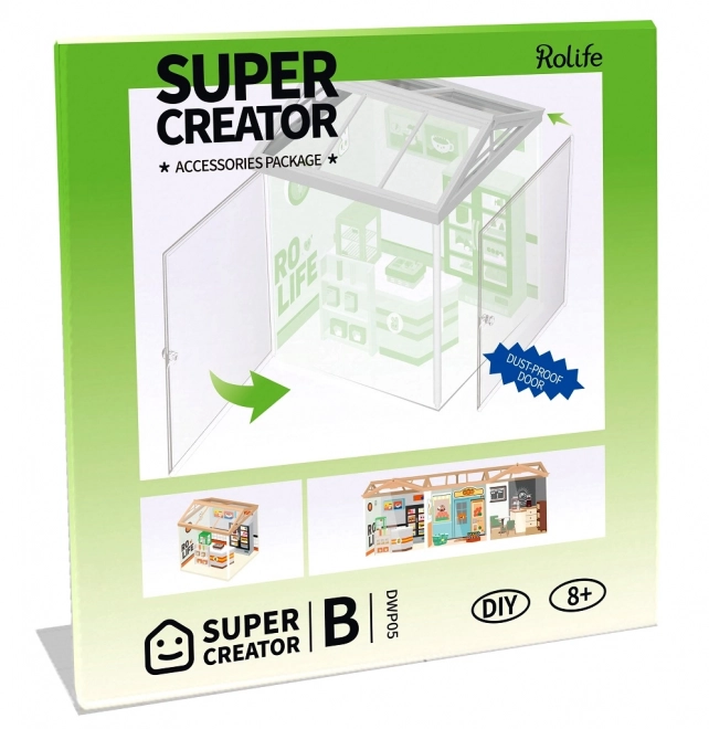 RoboTime Cover til miniaturemodeller Tagtype B
