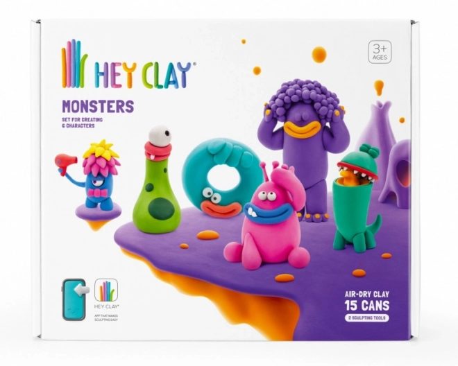 Hej Clay plastik sæt Monsters