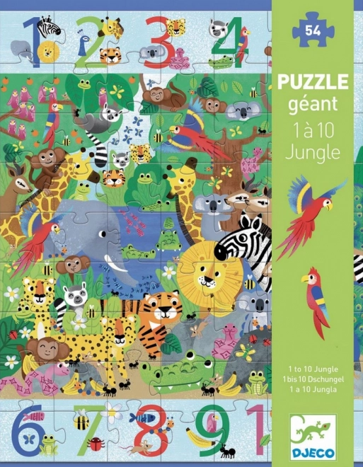 DJECO Puslespil Jungle 54 brikker