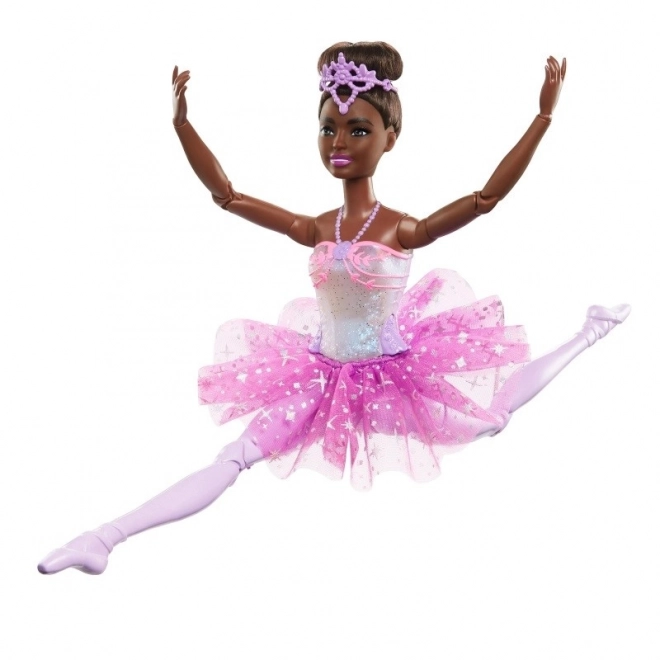 Panenka Barbie Dreamtopia ballerina Magical Lights Brunette