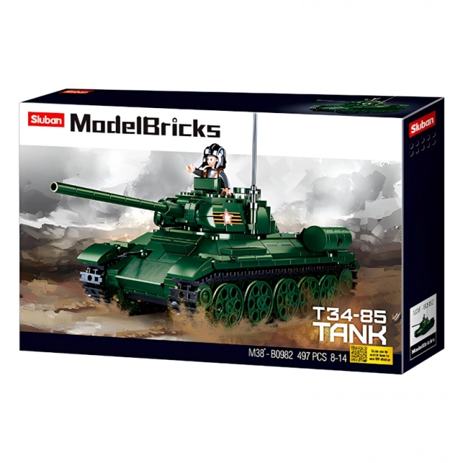 Sluban Model Mursten M38-B0982 Tank T34/85