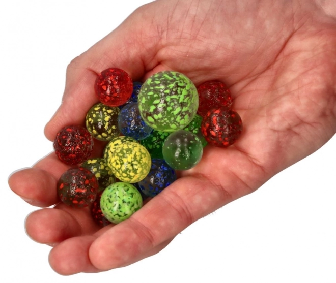Glasskugler Marbles 21 stk - Marmor kugler