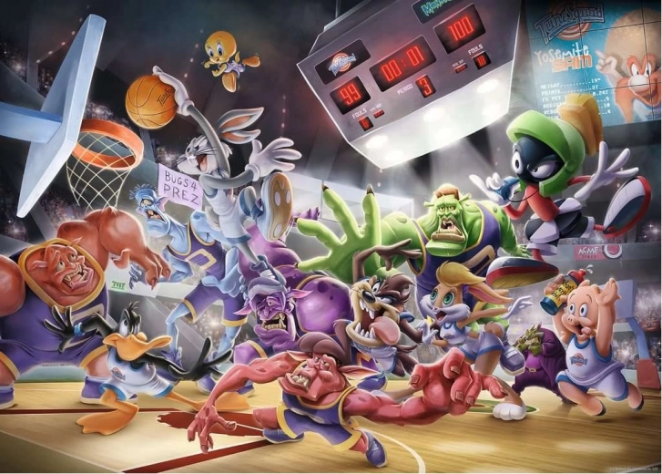 Puslespil SPACE JAM final dunk – 1000 brikker RAVENSBURGER