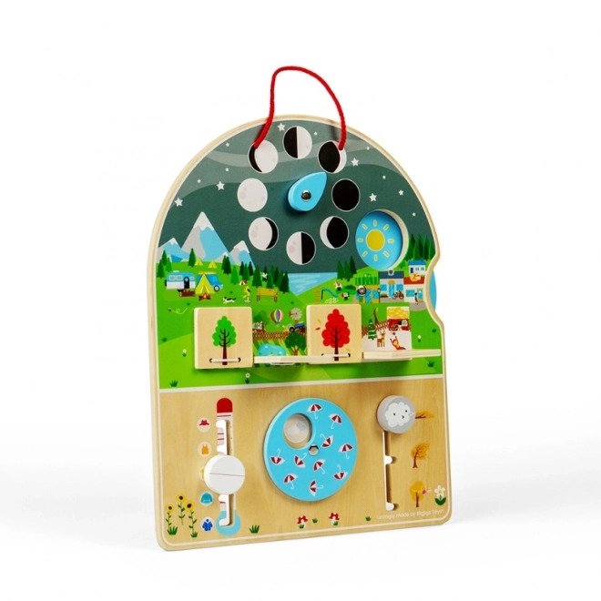 Bigjigs Toys Træ Motorisk Tavle Vejret