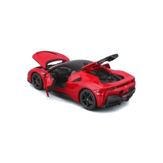 Metalmodel Ferrari SF90 Stradale rød 1:18
