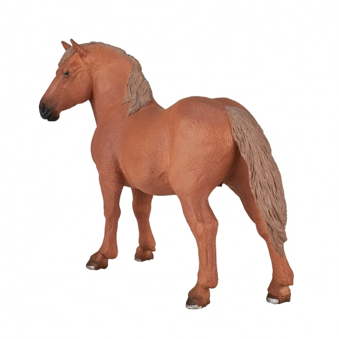 Figur af brun hoppe Suffolk Punch
