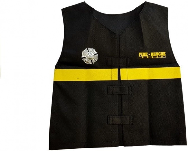 Refleksvest med FIRE RESCUE-emblem