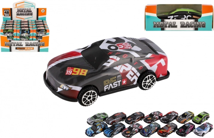 Mini racerbil 6 cm mix farver