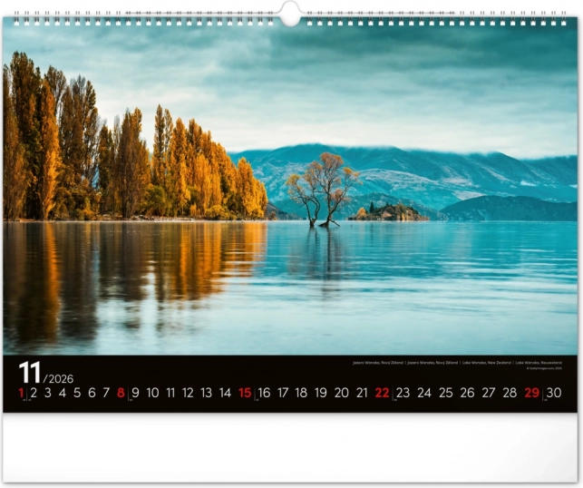 Vægkalender Landskaber 2026