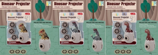 Projektor med dinosaur 10 cm
