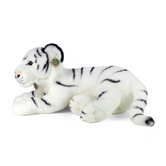 Plys tiger hvid 60 cm MILJØVENLIG