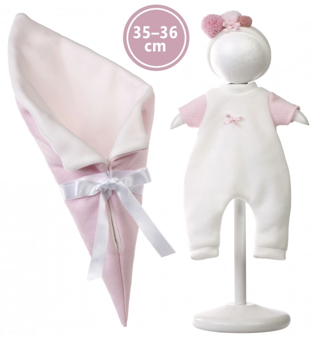 Llorens M636-32 tøj til dukken baby NEW BORN størrelse 35-36 cm