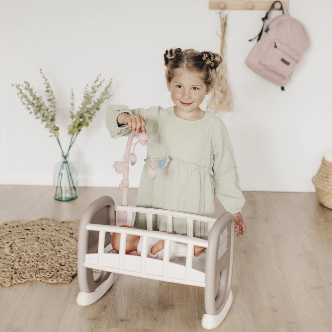Smoby Baby Nurse vugge med karrusel til dukker