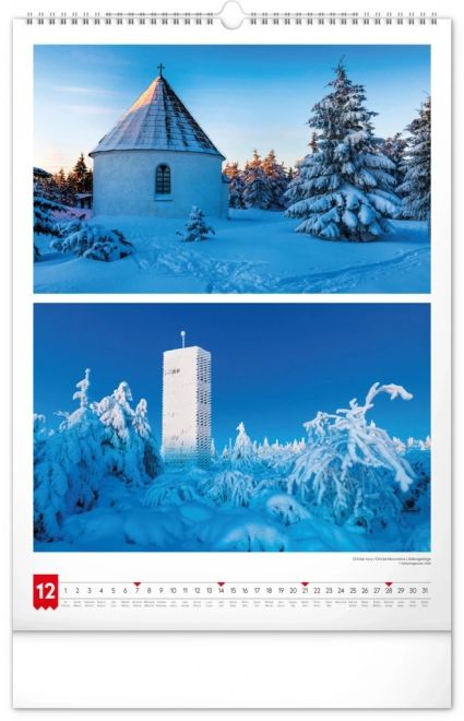 Vægkalender Mit land 2025, 33 × 46 cm