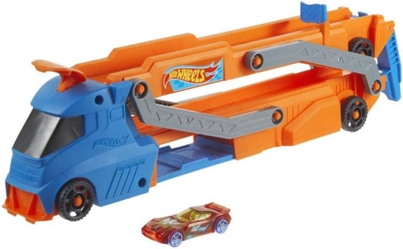 Hot Wheels bytrækker med affyringsrampe