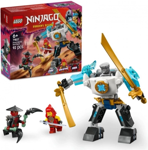 LEGO NINJAGO 71827 Zanes kamprobotdragt