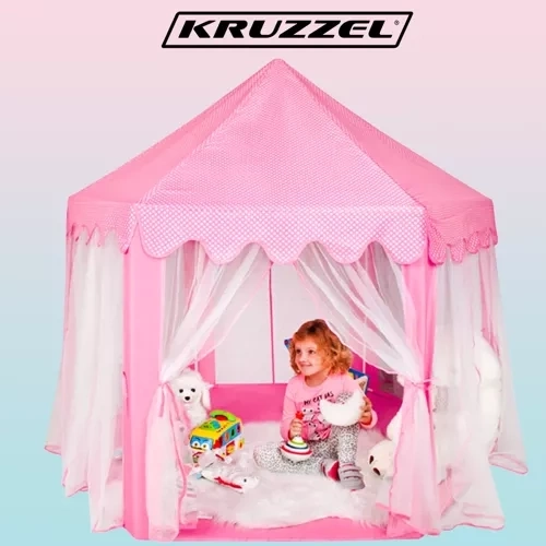 Kruzzel lyserød børnetelt 23869