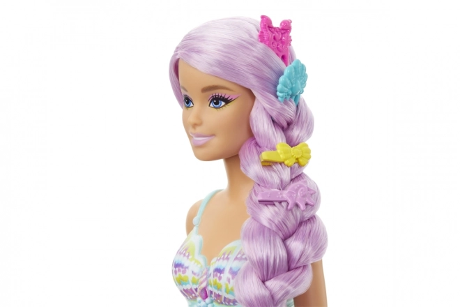Barbie havfrue med langt hår