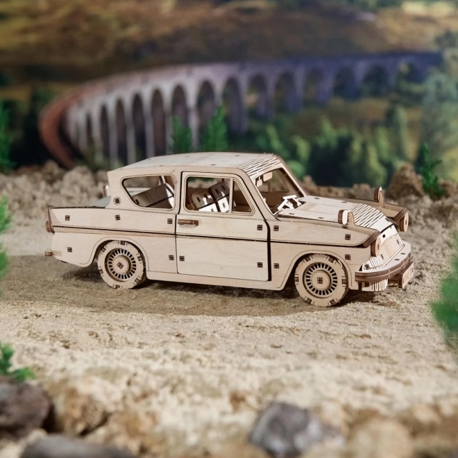 Ugears 3D træmaskinpuslespil Harry Potter Flyvende Ford Anglia