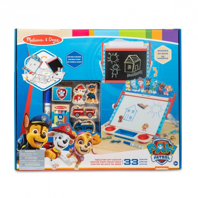 Paw Patrol - bord kunstcenter 4 i 1