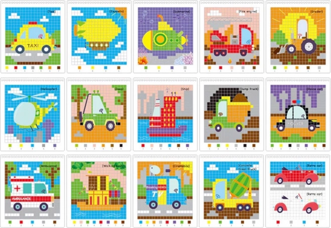 Kreative pixelbilleder