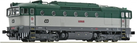 Roco diesellokomotiv ČD 750 Brejlovec, digital lyd H0