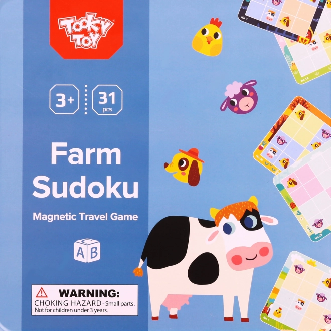 Børne sudoku gård fra Tooky Toy