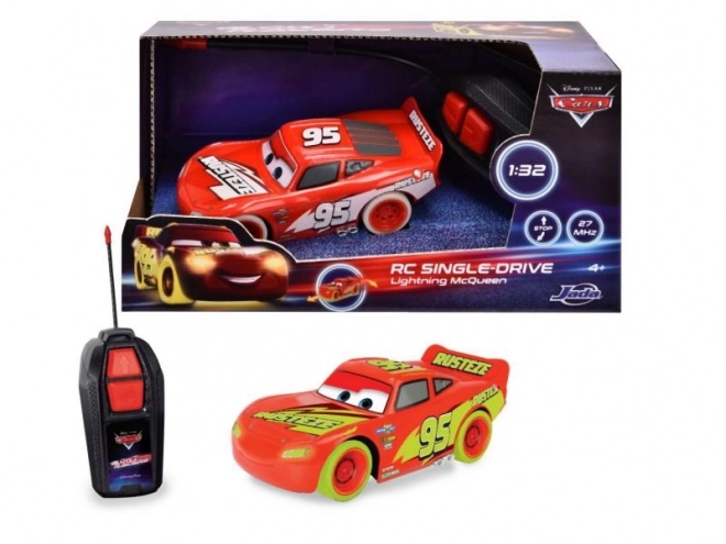 RC Biler Blesk McQueen Enkelt Drev Glow Racers 1:32, 1kan