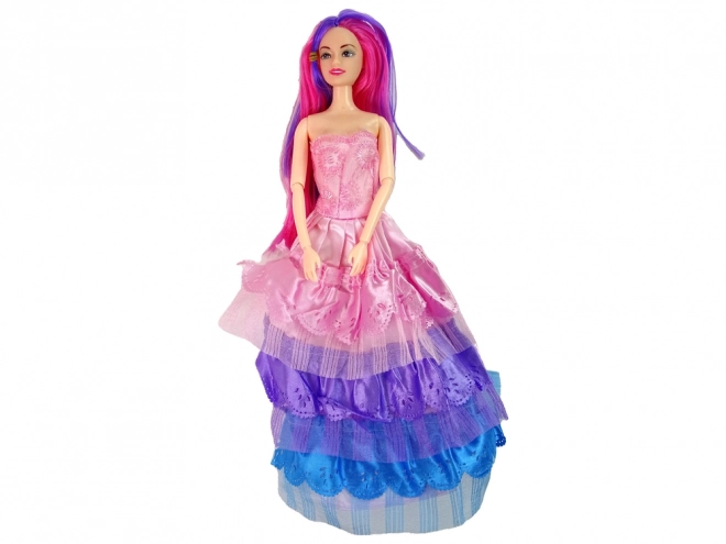 Marionet prinsesse med hvid hest