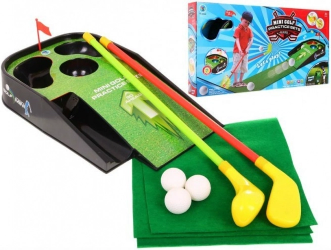 Mini-golfsæt med lyseffekter
