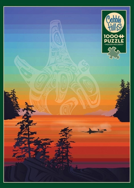 COBBLE HILL Puslespil Farver af Salish-kysten 1000 brikker