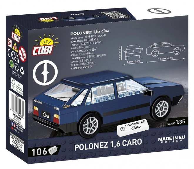 Polonez Caro model i blokke 1:35 fra COBI