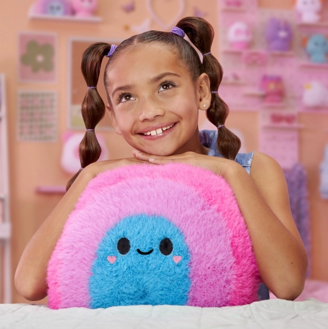 Stor Fluffie Stuffiez Bamse - Regnbue