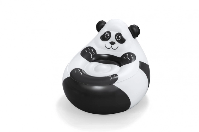 Oppustelig panda lænestol