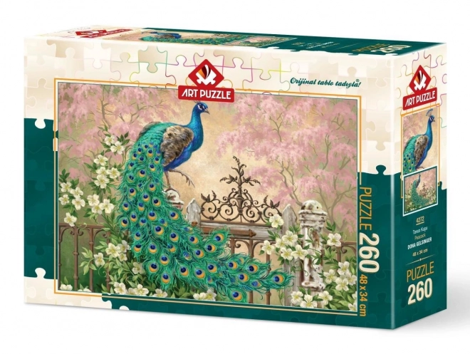 ART PUZZLE Puslespil Påfugl 260 brikker