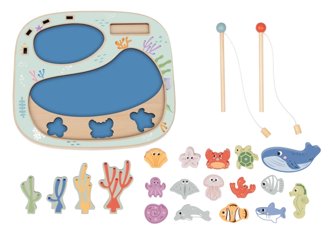 Fiskespillelegetøj Tooky Toy Montessori