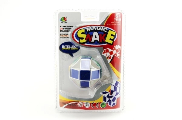 Magisk slange Rubiks twist farvet 26 cm
