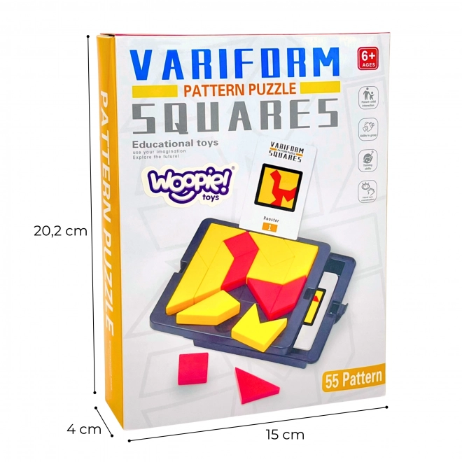 Tangram Logisk Spil til Lommen fra WOOPIE