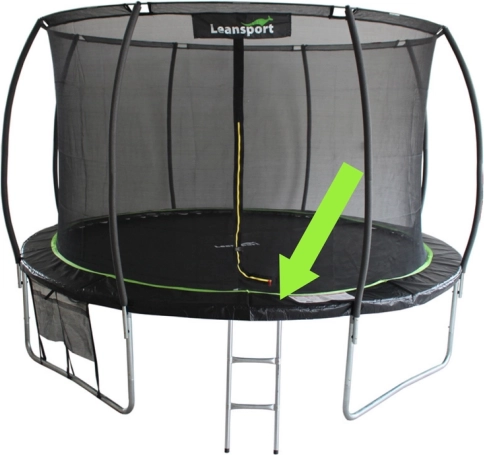 Beskyttelsesdæksel til fjedre til trampolin Sport Max 6 ft, sort‑grøn