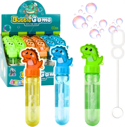 Sæbebobler Dinosaur med Tre Åbninger Mix Farver 30 ml