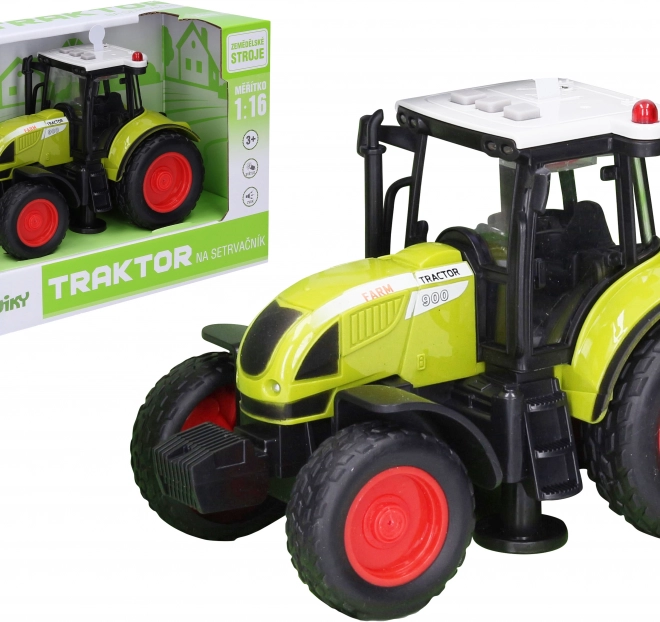 Traktor med svinghjul med lys- og lydeffekter 18 cm